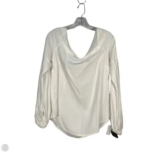 Top Long Sleeve By Floreat In White, Size: L