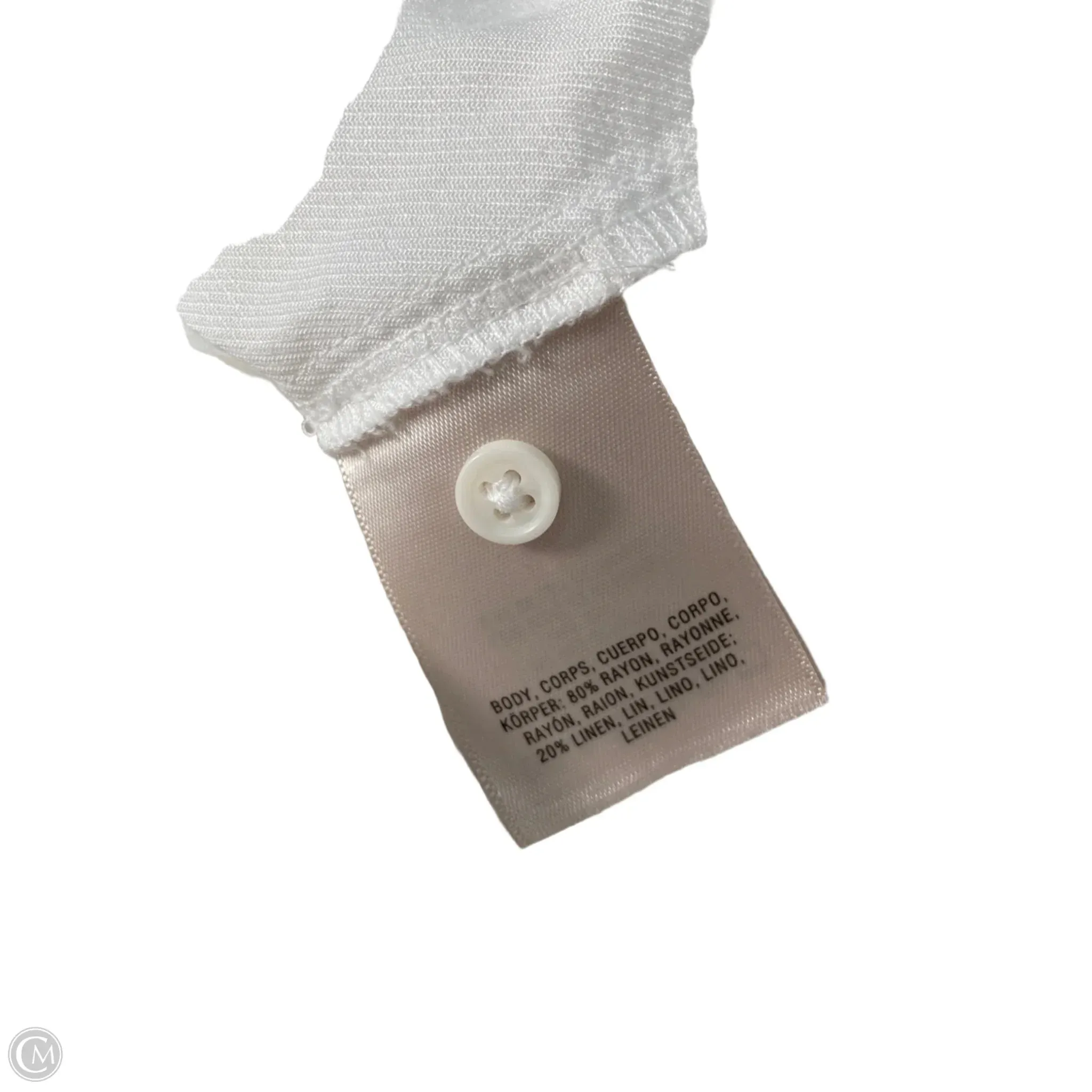 Top Long Sleeve By Floreat In White, Size: L