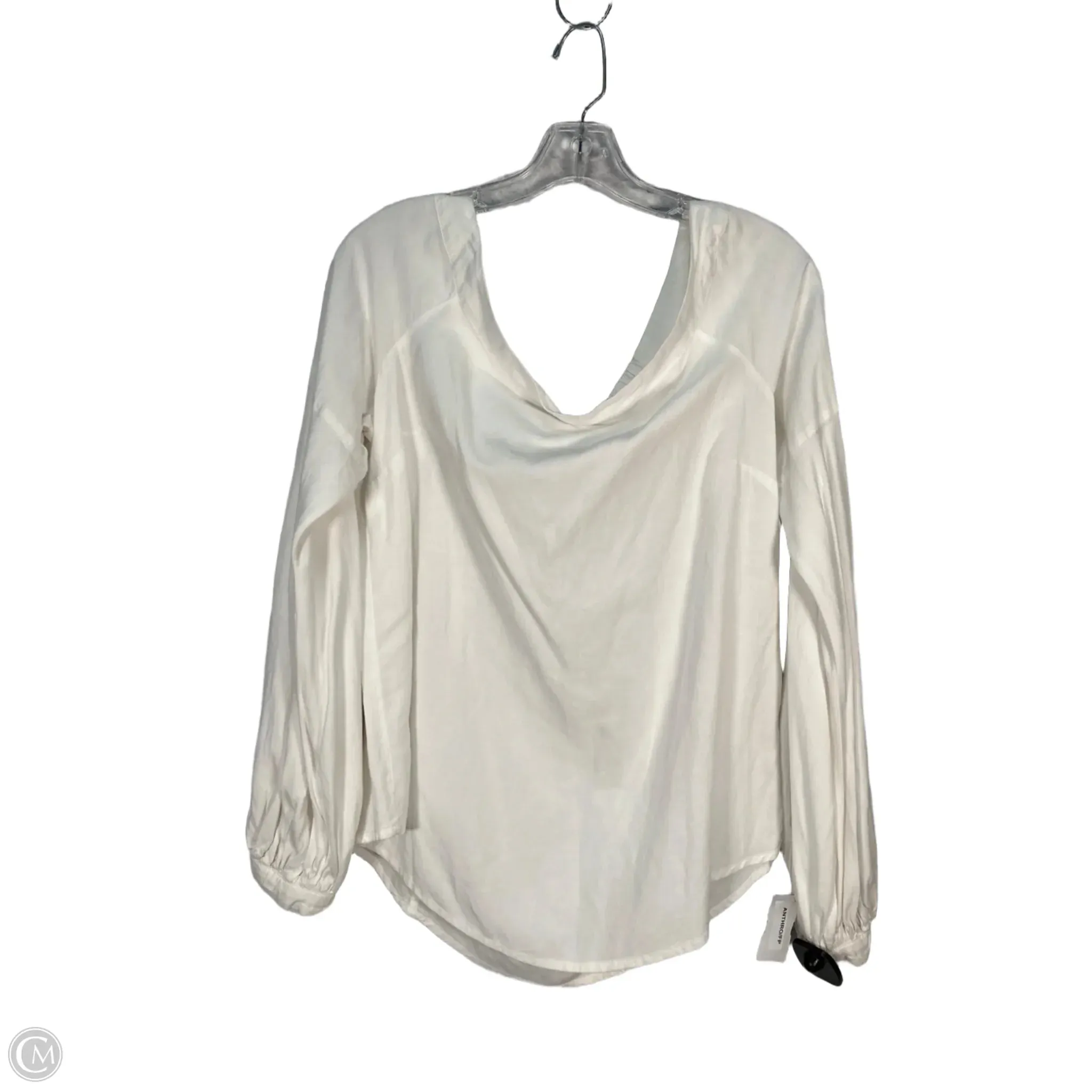 Top Long Sleeve By Floreat In White, Size: L