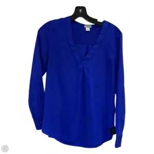 Top Long Sleeve By J. Crew In Blue, Size: Xs