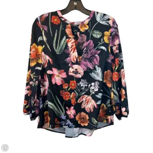 Top Long Sleeve By J. Crew In Floral Print, Size: Xs
