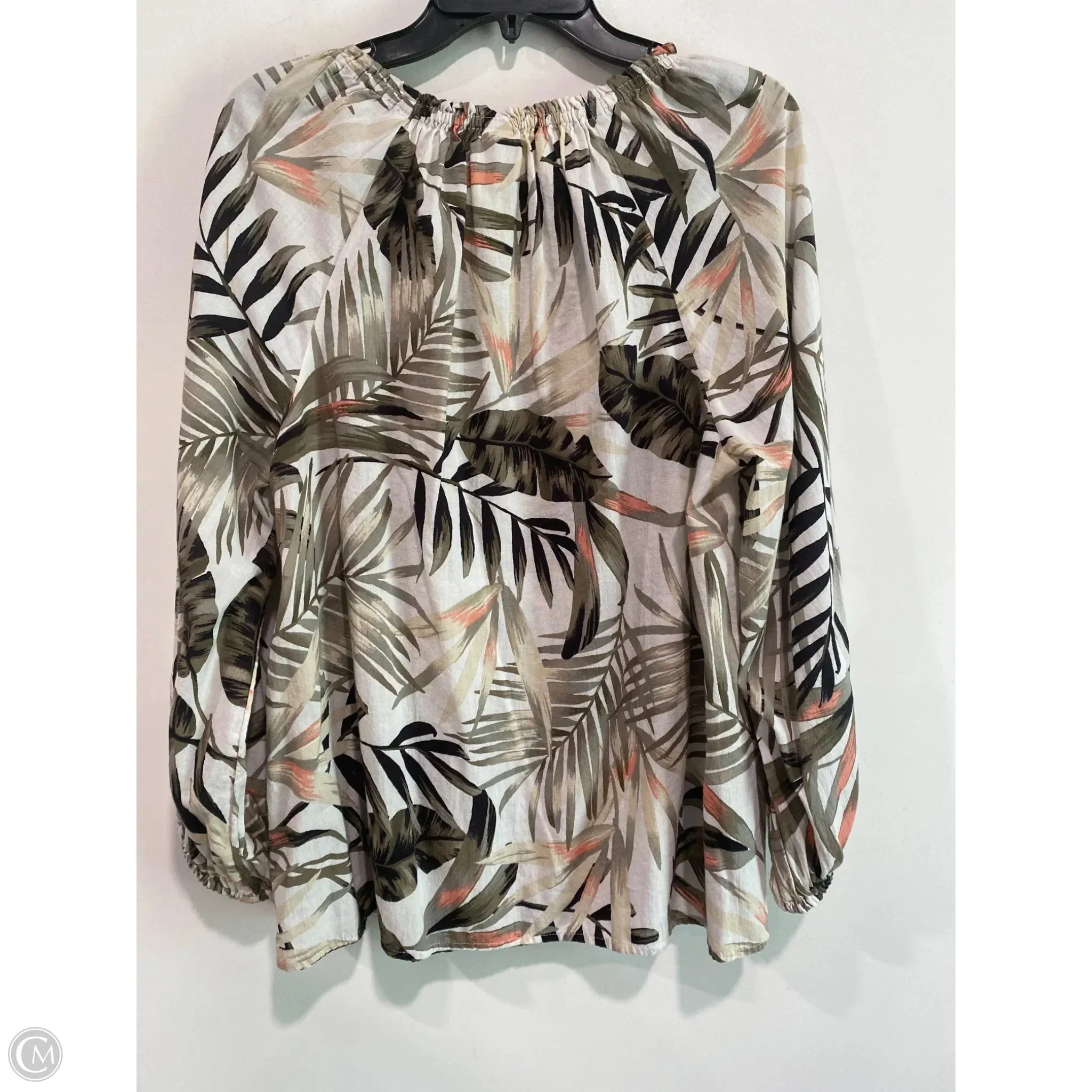 Top Long Sleeve By Old Navy In Tan, Size: L