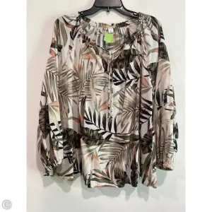 Top Long Sleeve By Old Navy In Tan, Size: L