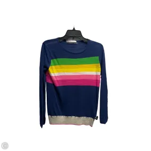 Top Long Sleeve By Trina Turk In Blue & Green, Size: S