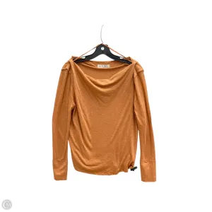 Top Long Sleeve By We The Free In Orange, Size: M