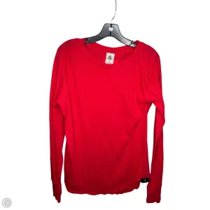 Top Long Sleeve By We The Free In Red, Size: Xs