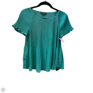 Top Short Sleeve By Banana Republic In Green, Size: Xs