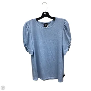 Top Short Sleeve By Bobeau In Blue, Size: M