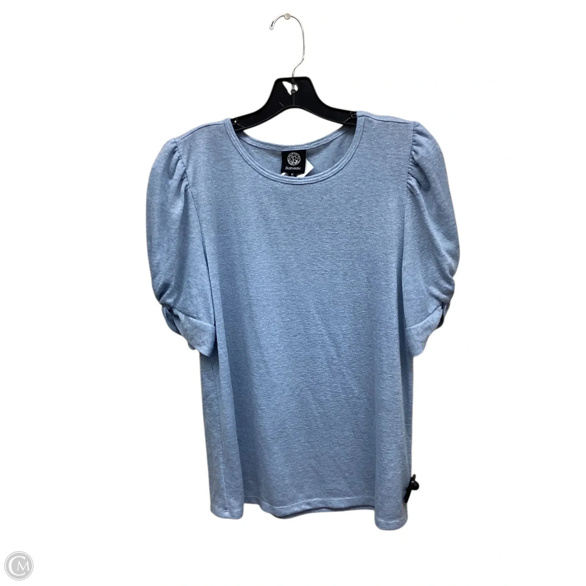Top Short Sleeve By Bobeau In Blue, Size: M