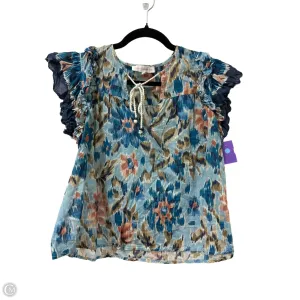 Top Short Sleeve By House Of Harlow In Blue, Size: S