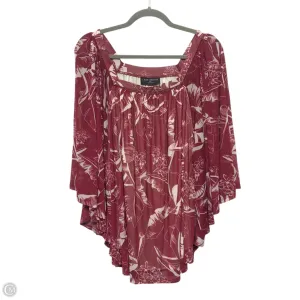 Top Short Sleeve By Lane Bryant In Maroon, Size: 20