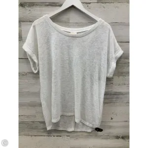 Top Short Sleeve By Mossimo In White, Size: 1x