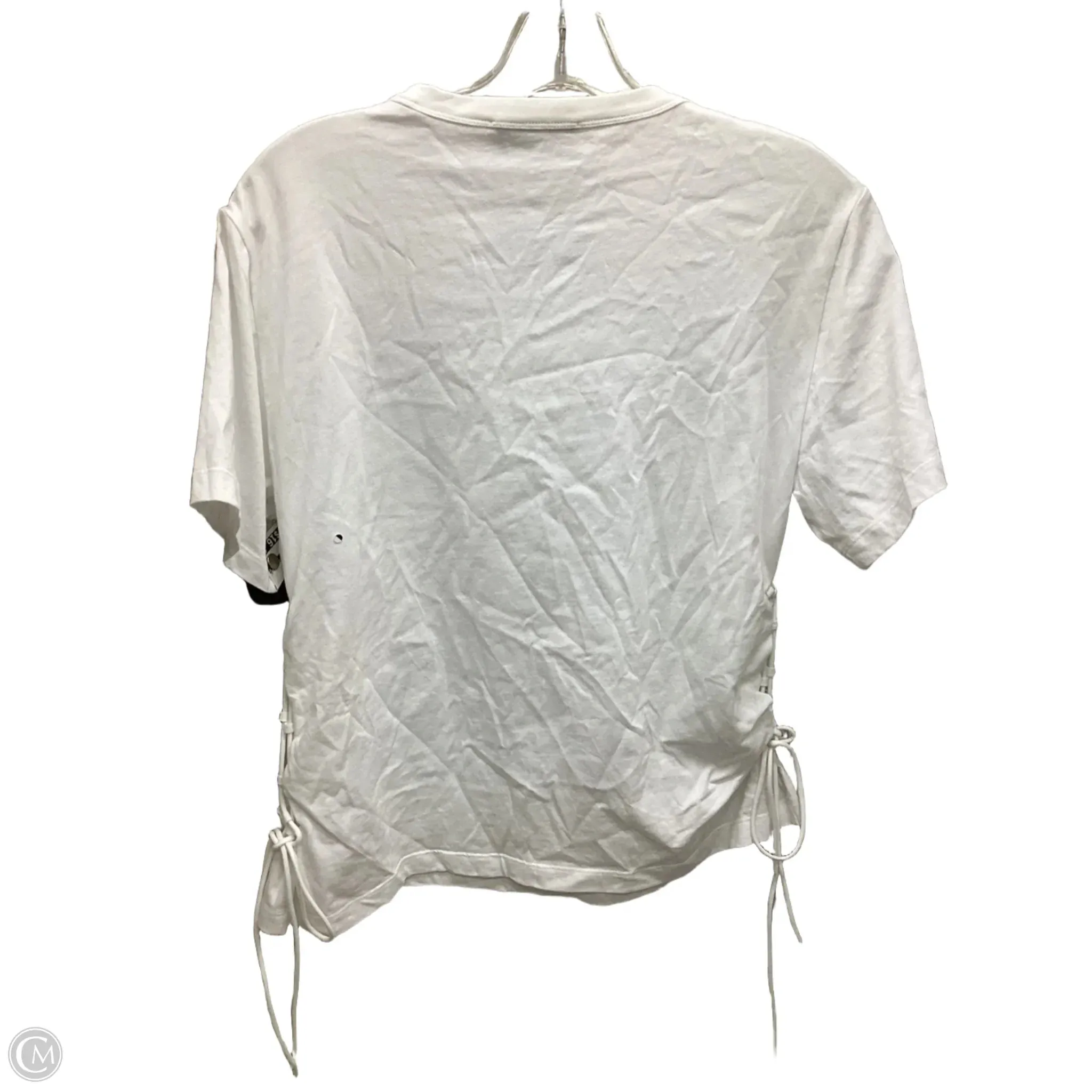 Top Short Sleeve By Tory Burch In White, Size: M