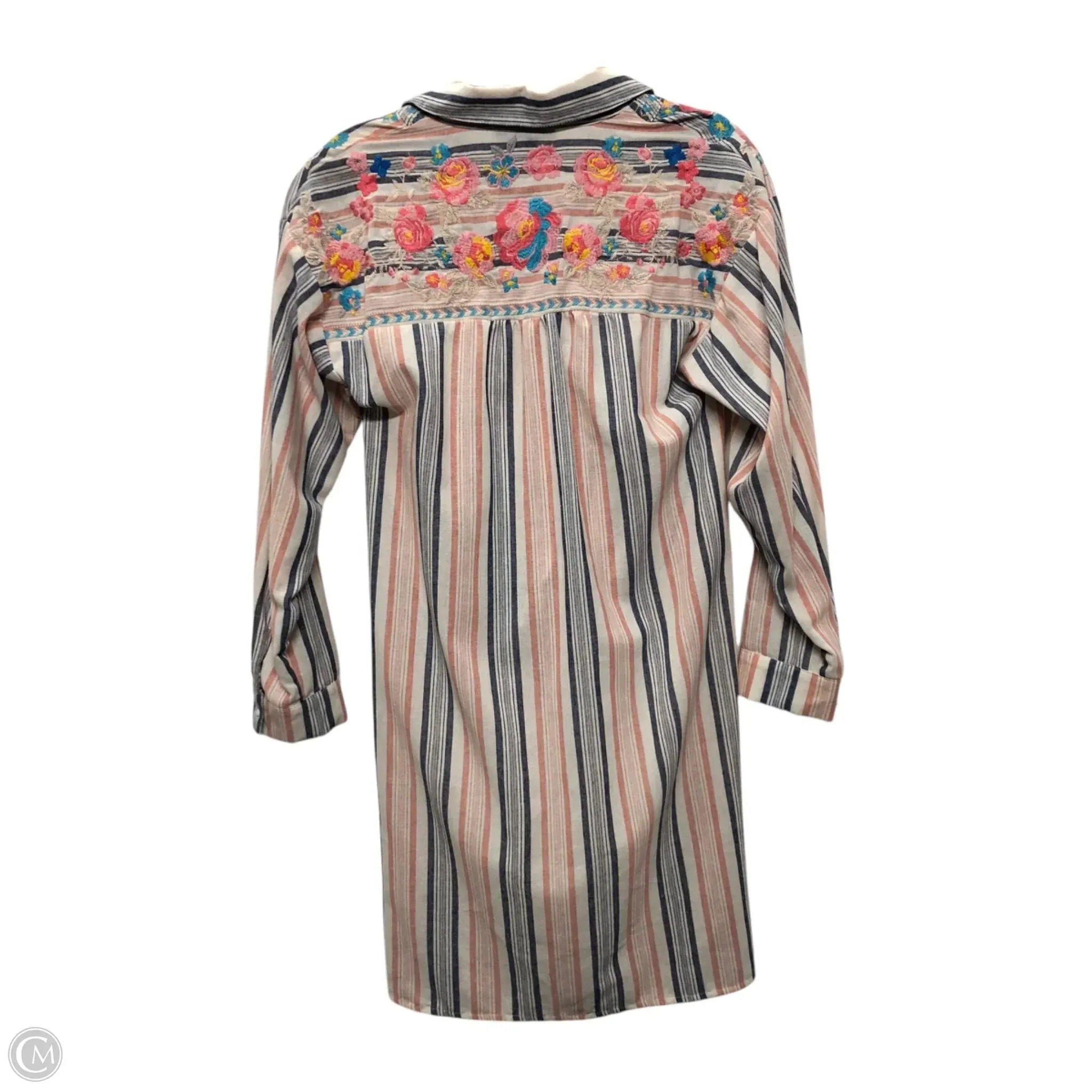 Tunic Long Sleeve By Andree By Unit In Multi-colored, Size: S