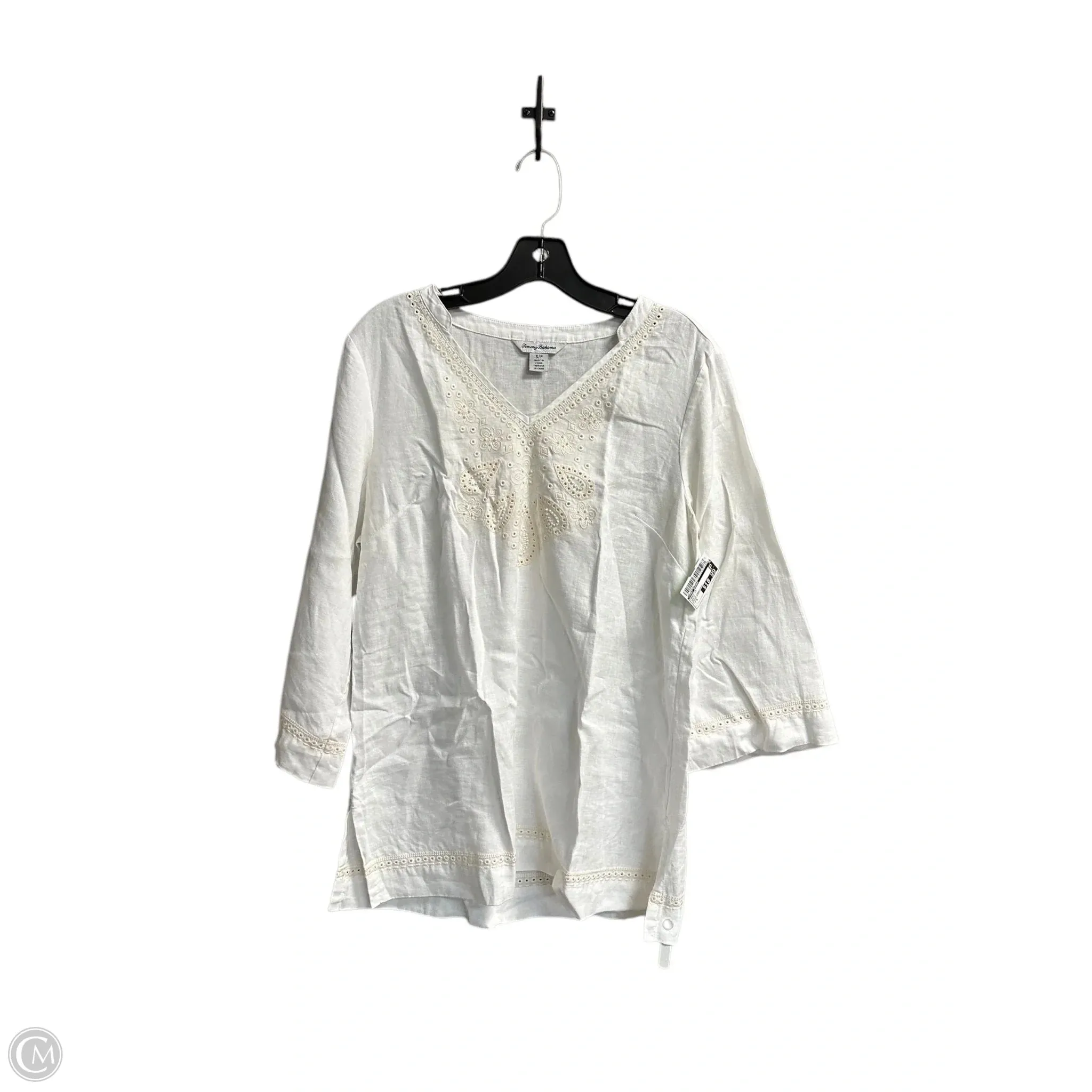 Tunic Long Sleeve By Tommy Bahama In White, Size: S