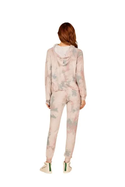 Vintage Havana Marble Tie Dye Hacci Jogger B8524