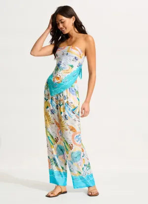 Wish You Were Here Pant - Atoll Blue