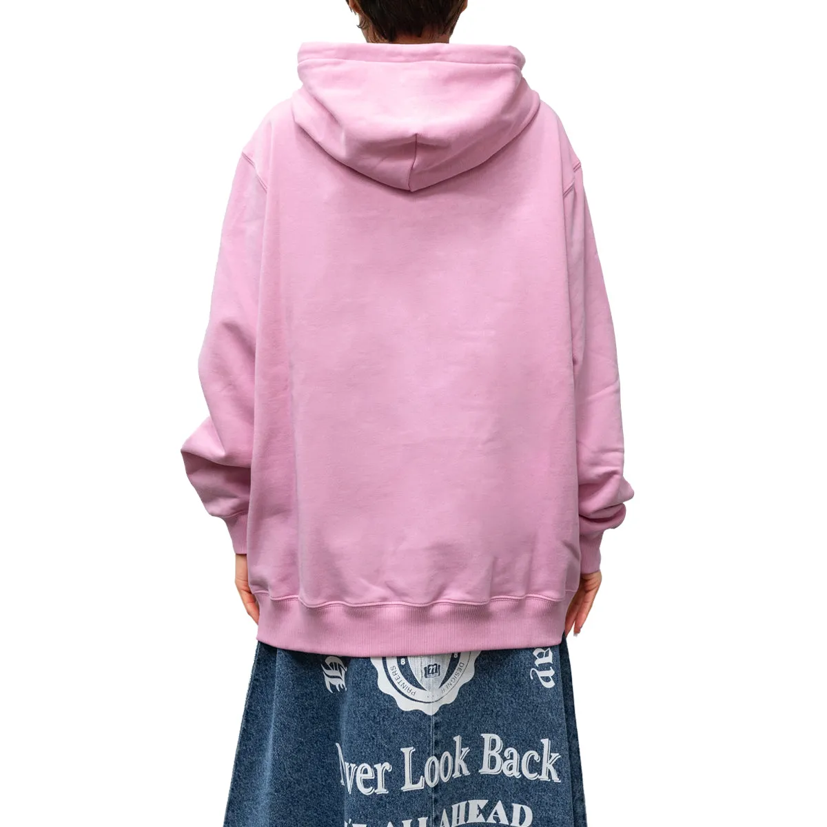 Women's Brush Print Hoodie Pink