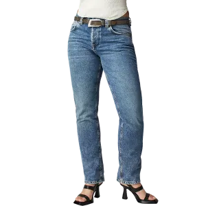 Women's CRVY Siren Low-Rise Straight Jeans