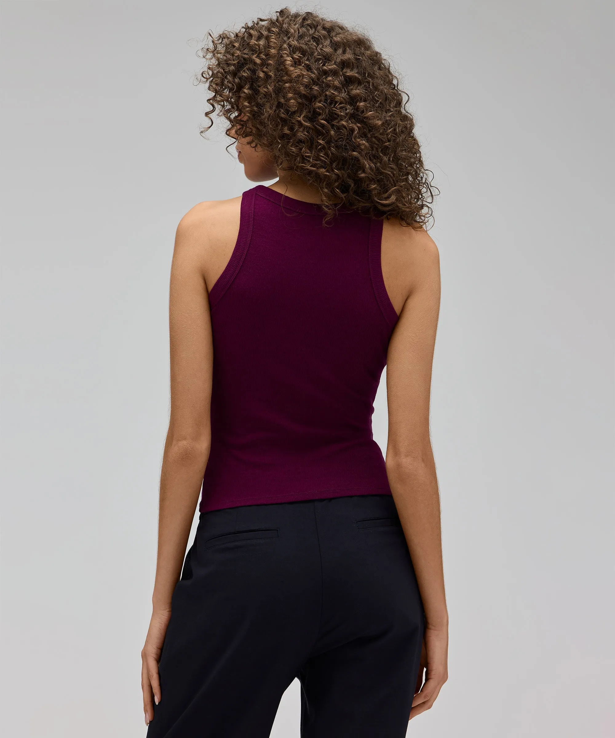 Women's Merino Ribbed Racer Tank