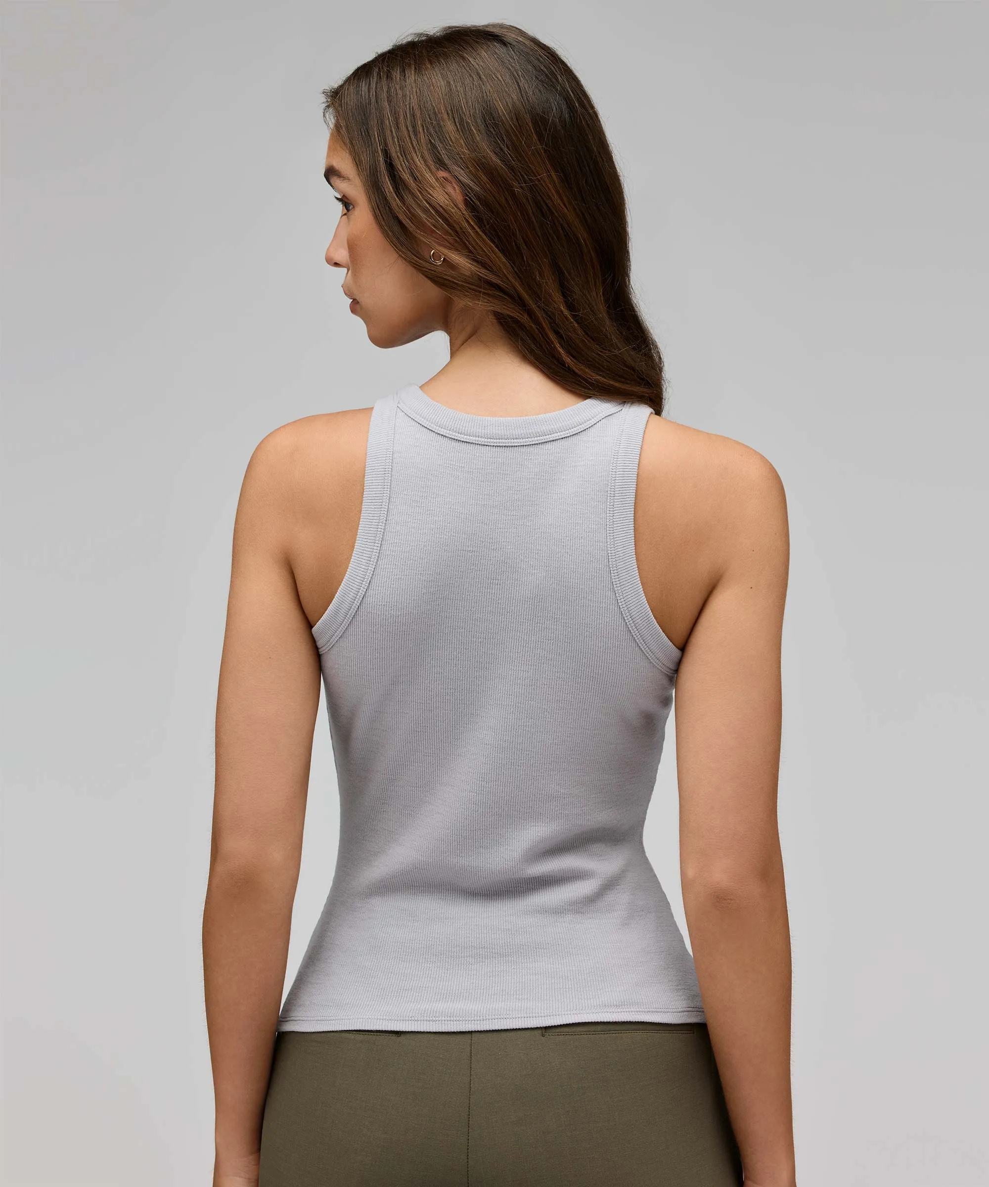Women's Merino Ribbed Racer Tank