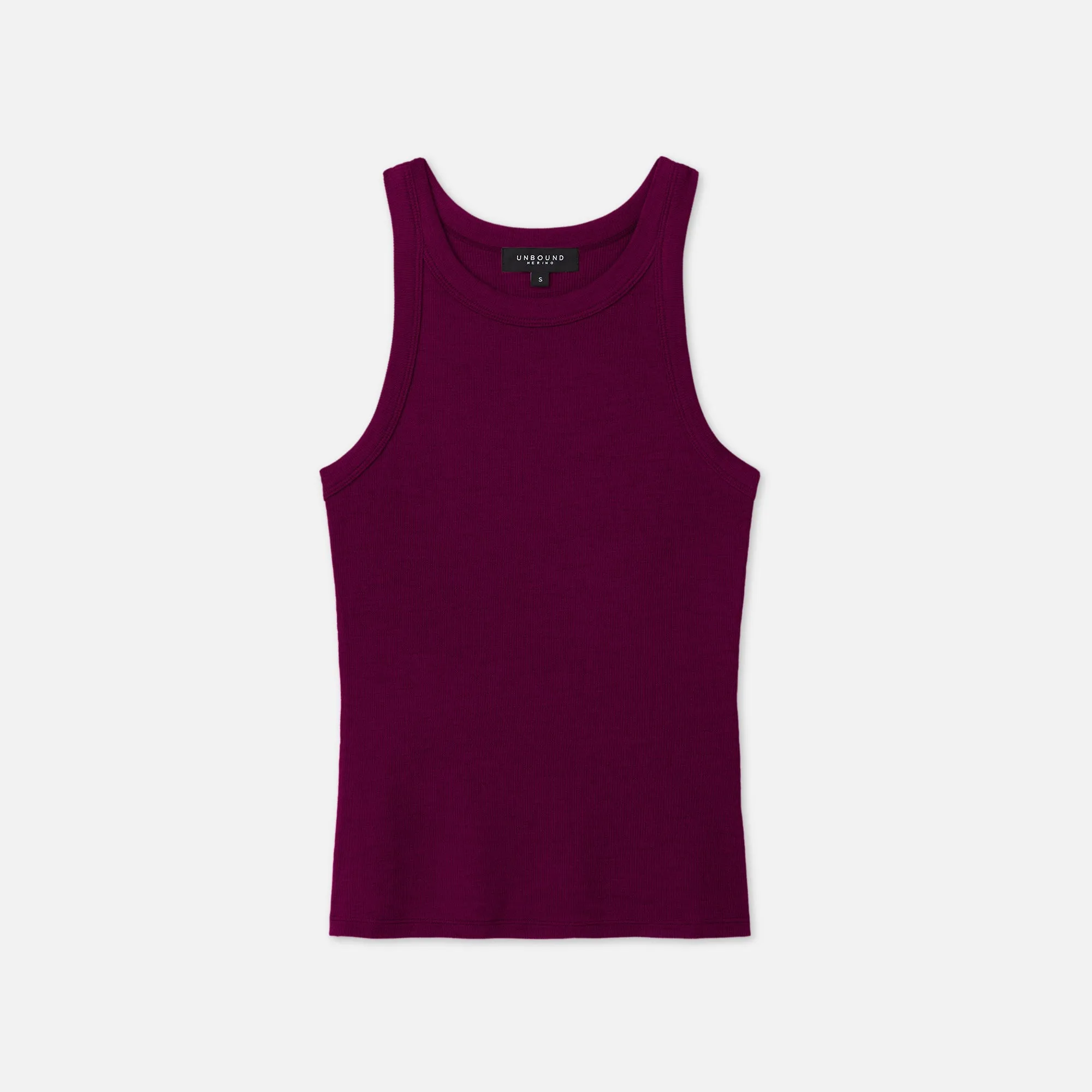 Women's Merino Ribbed Racer Tank