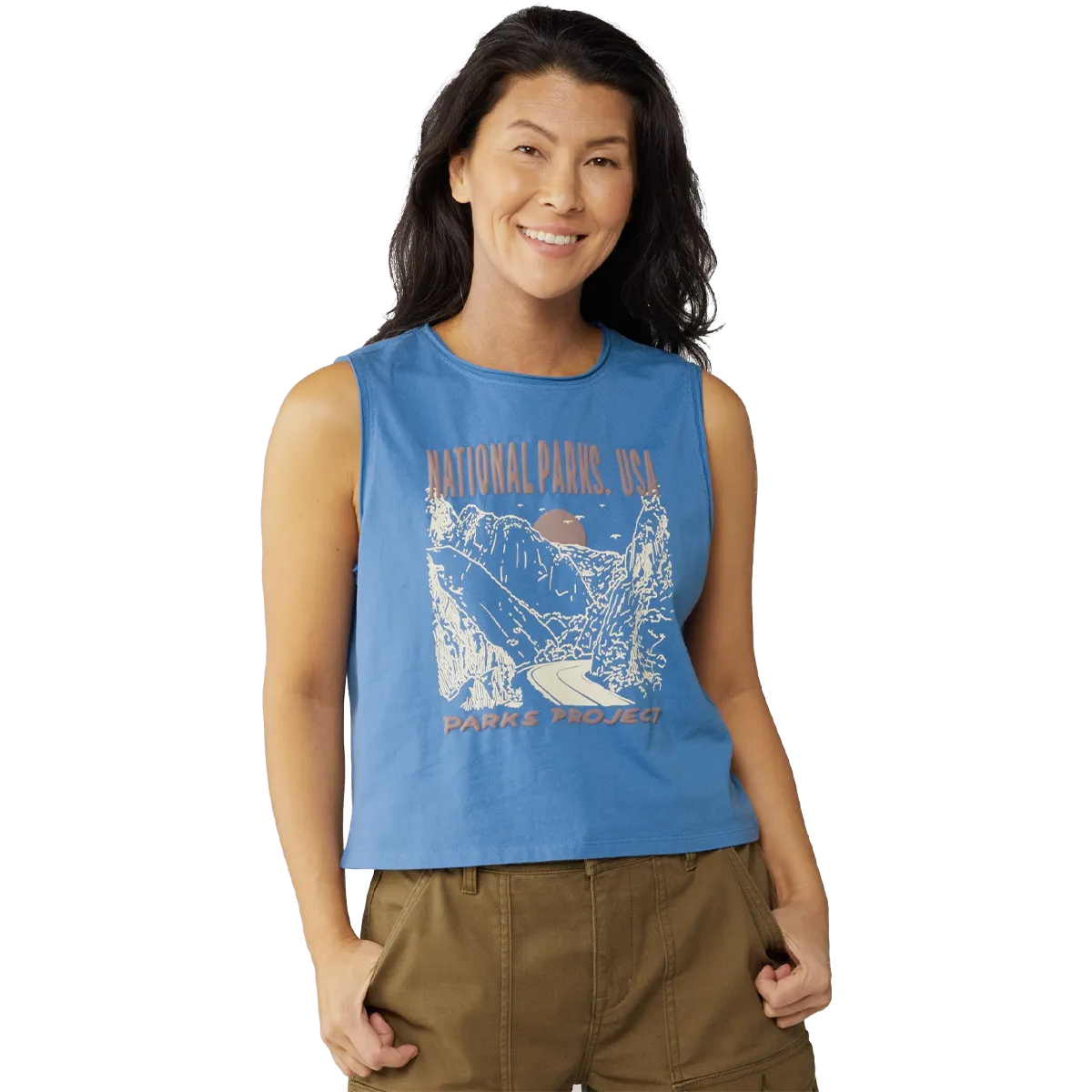 Women's National Parks Puff Print Tank