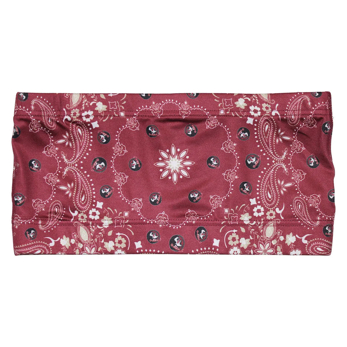 Women's Seminole Logo Paisley Design Bandeau