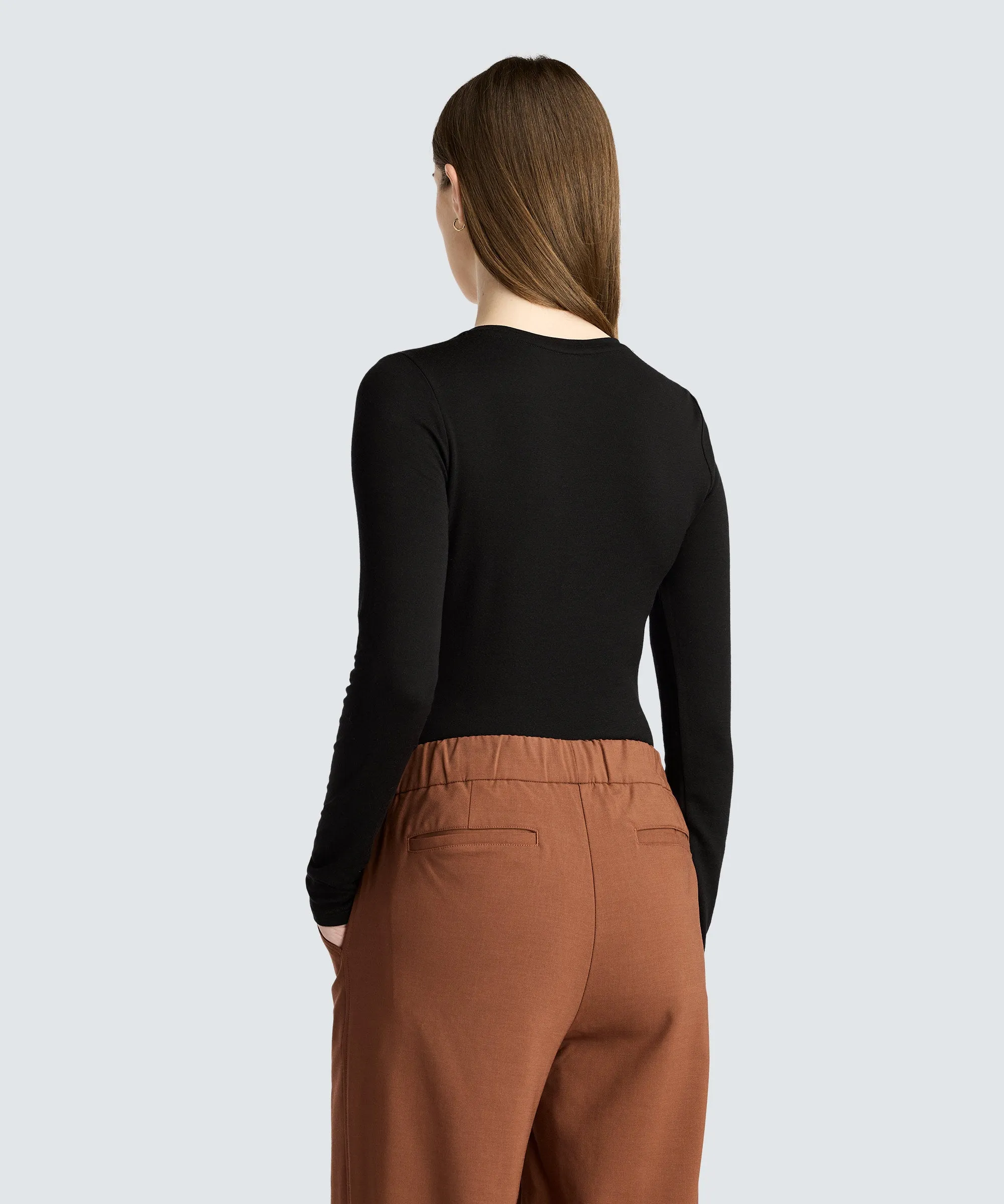 Women's Slim Merino Long Sleeve V-Neck