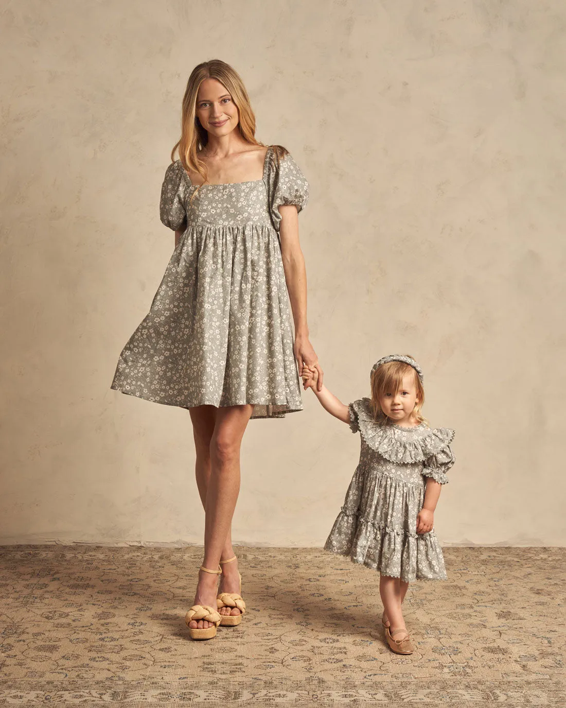 Women's Vivian Dress - Sky Floral - FINAL SALE