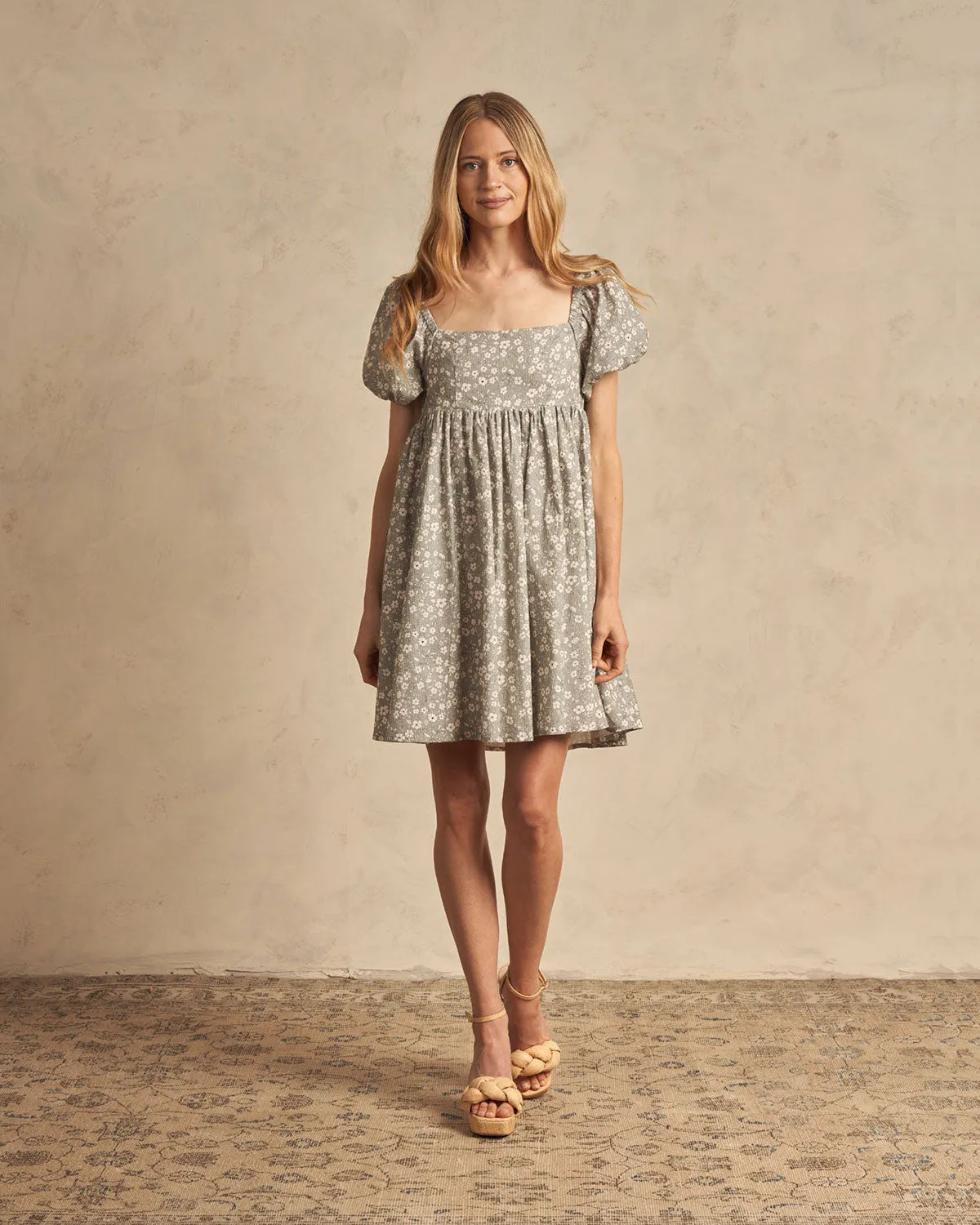 Women's Vivian Dress - Sky Floral - FINAL SALE
