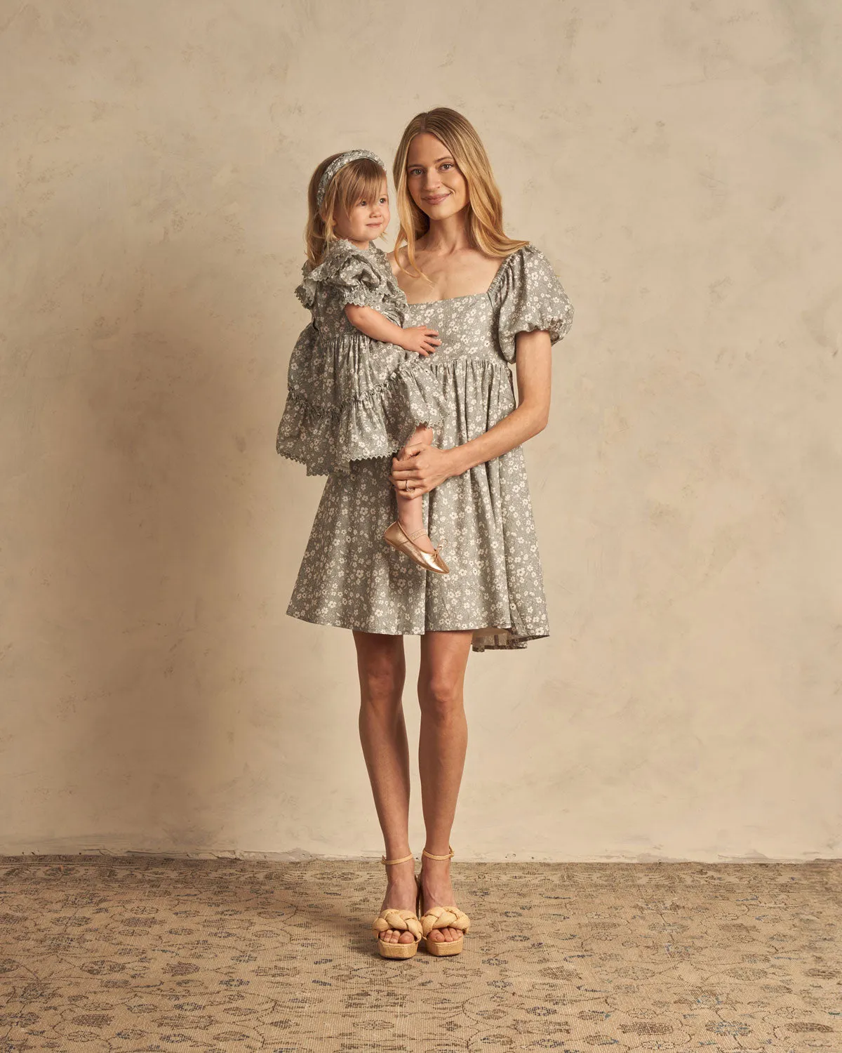 Women's Vivian Dress - Sky Floral - FINAL SALE