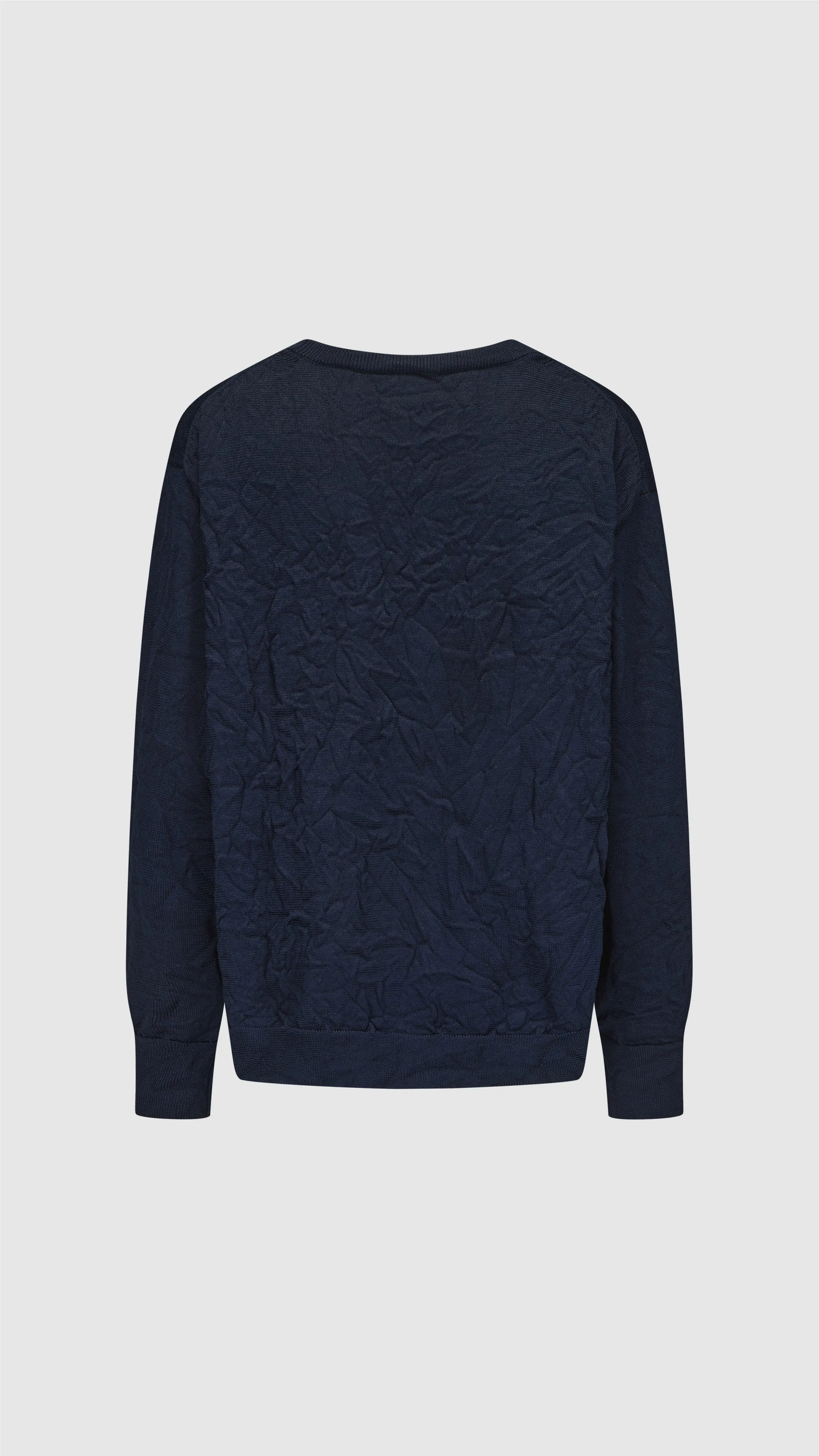 Wrinkle Polyester Dry Knit Pullover
