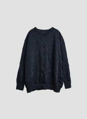Wrinkle Polyester Dry Knit Pullover