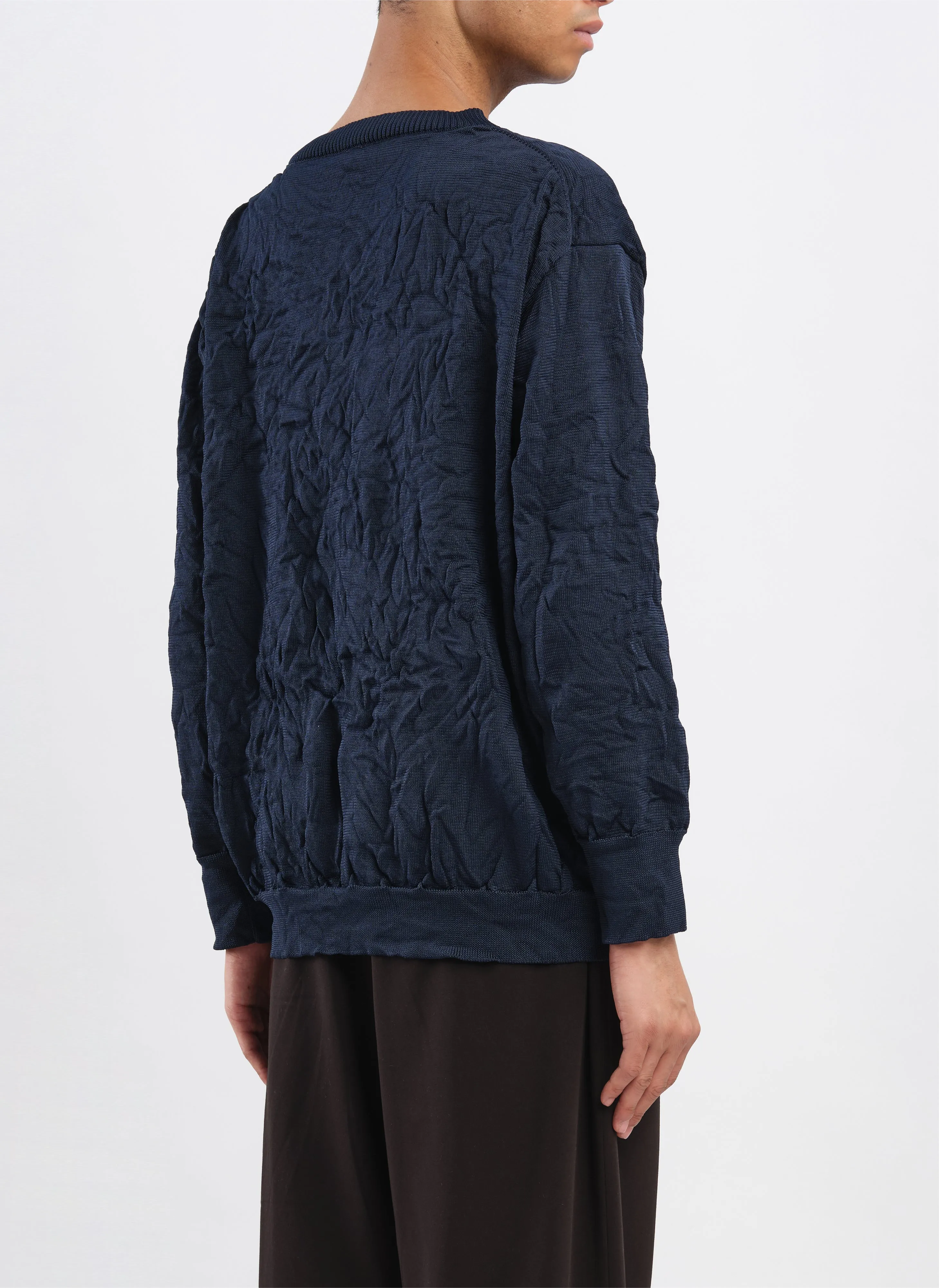 Wrinkle Polyester Dry Knit Pullover