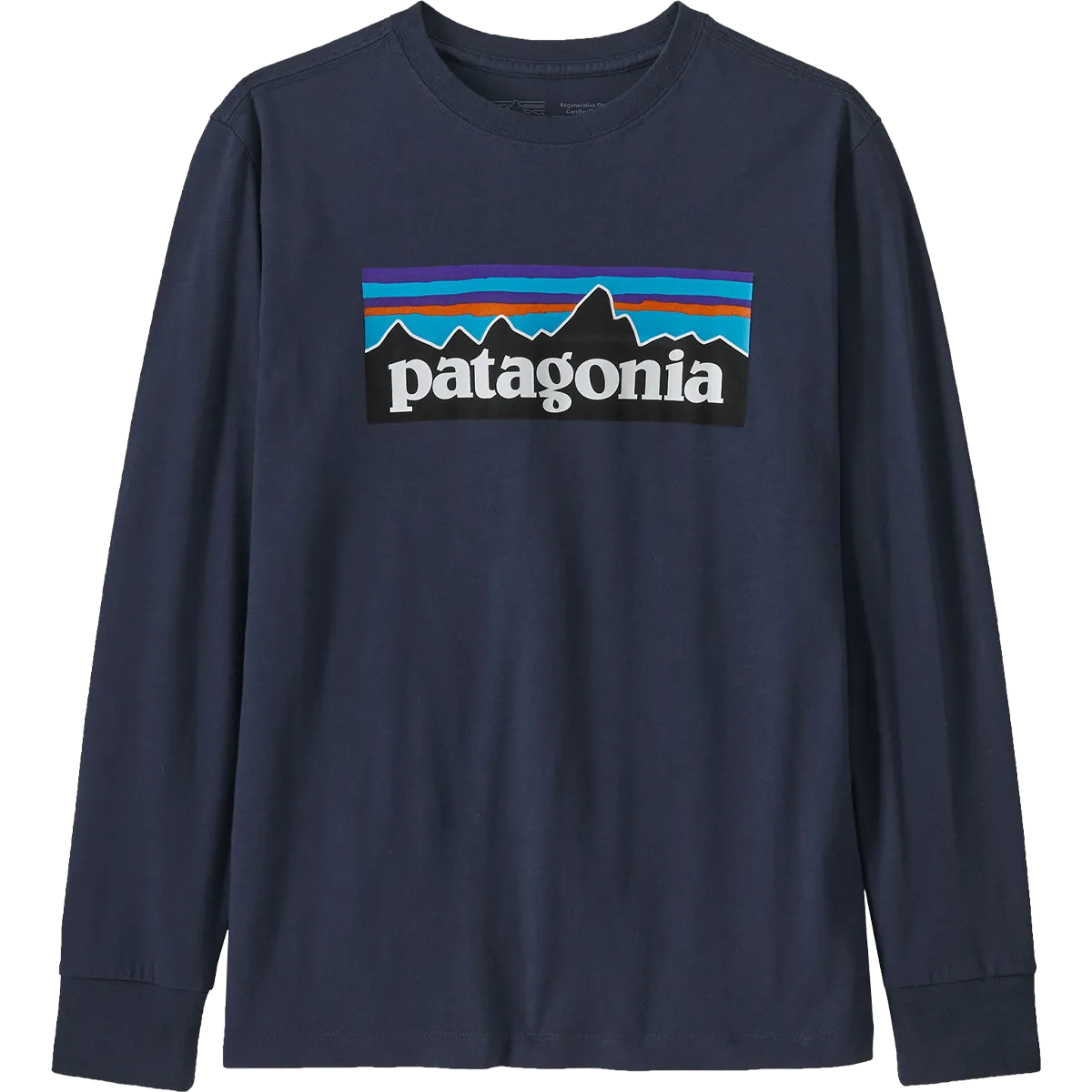 Youth Long Sleeved Regenerative Organic Certified Cotton P-6 T-Shirt