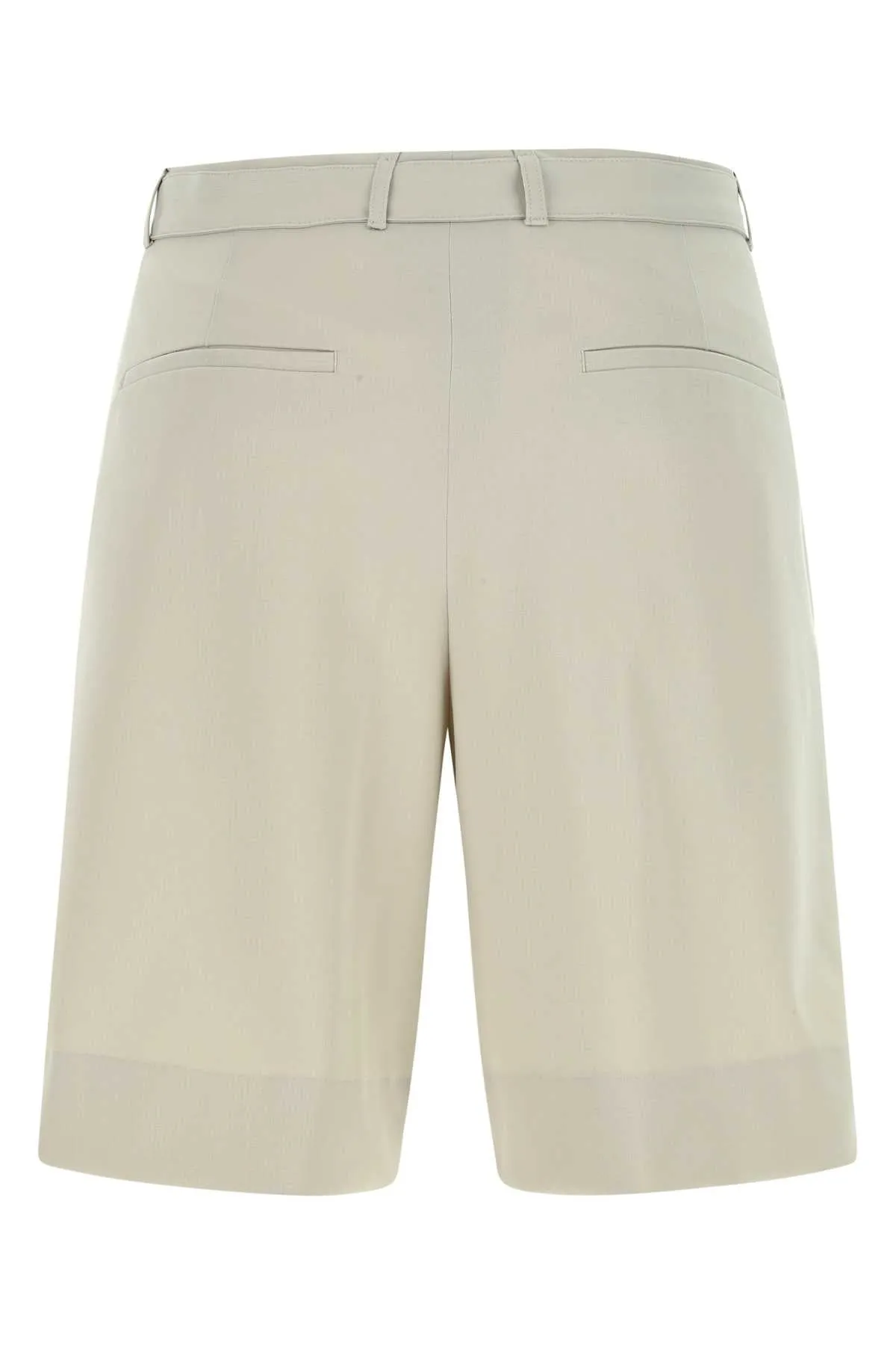 Z Zegna Belted Mid-Rise Shorts