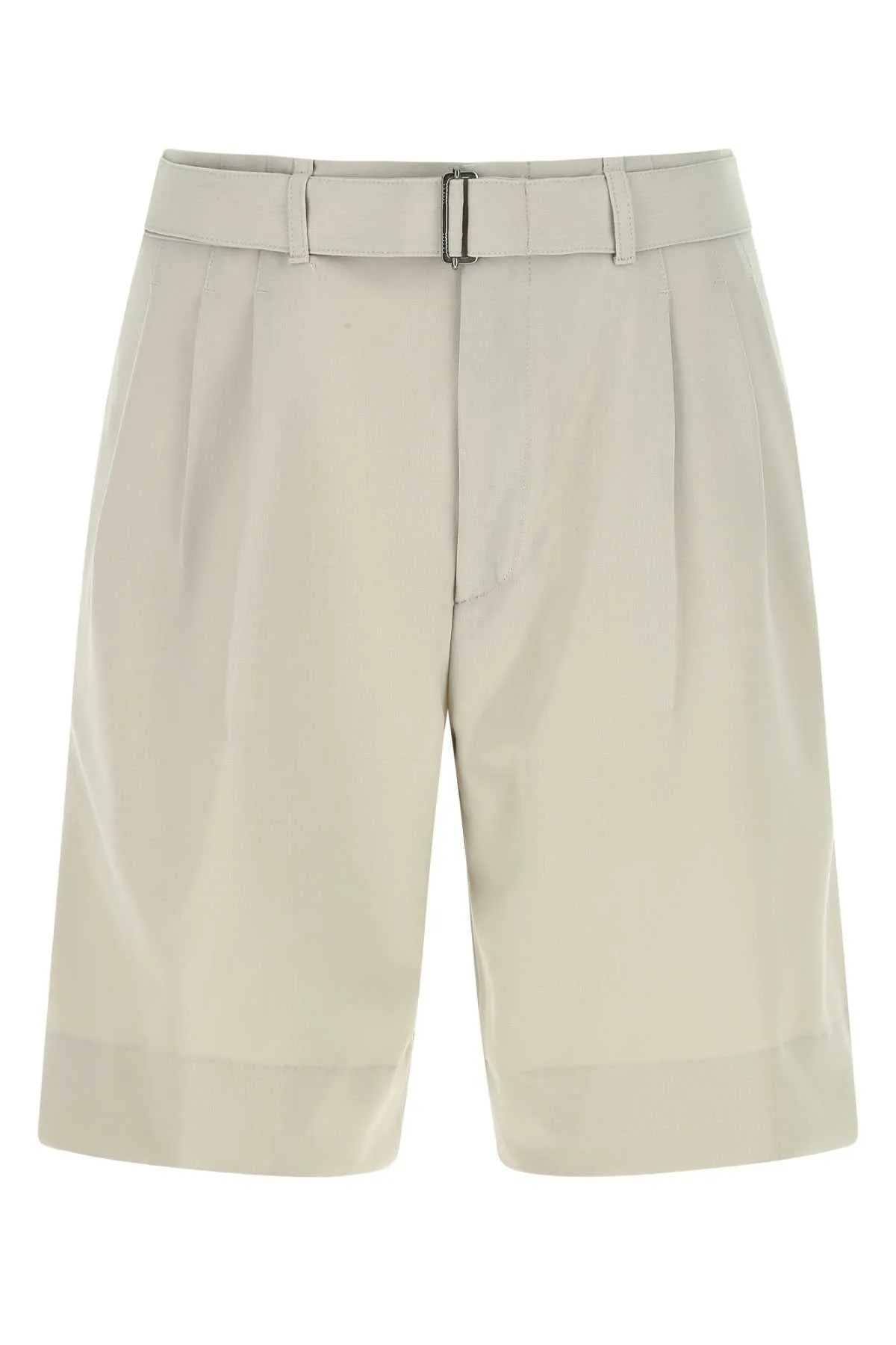 Z Zegna Belted Mid-Rise Shorts