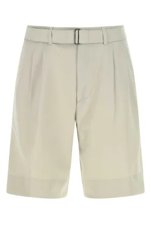 Z Zegna Belted Mid-Rise Shorts