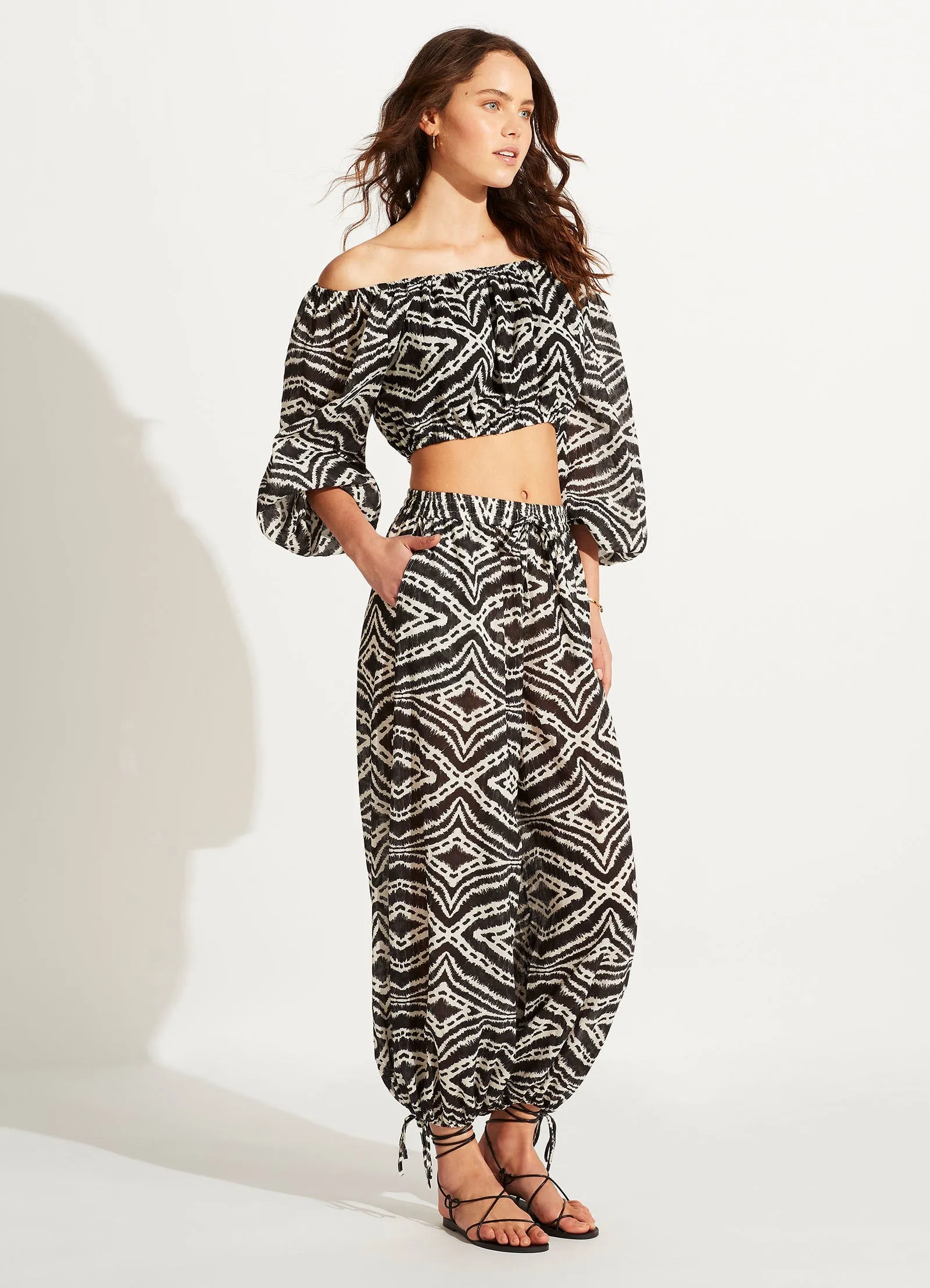 Zanzibar Harem Pant  - Black